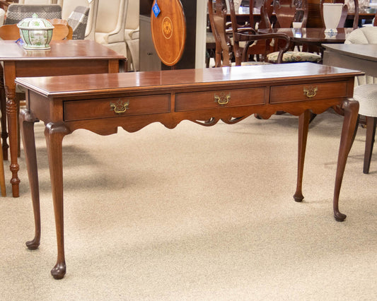 South Hampton Cherry Queen Anne Style Console