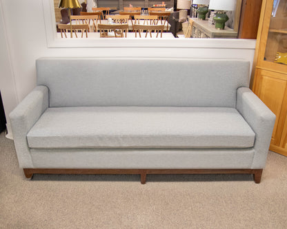 Avery Boardman Grey One Seat Cushion Tight Back Sofa On Wood Frame