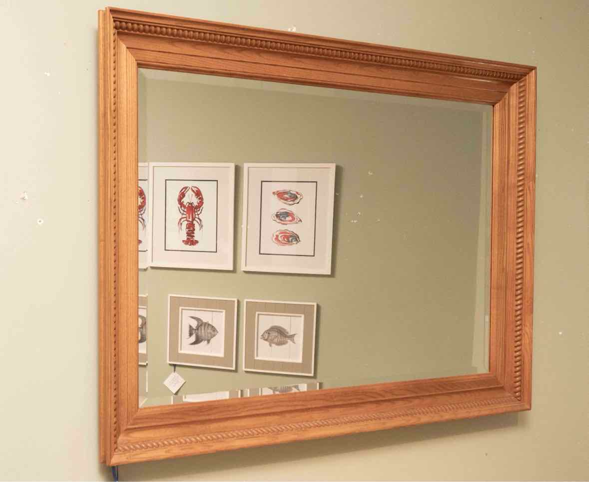 Kincaid Oak Landscape Wall Mirror