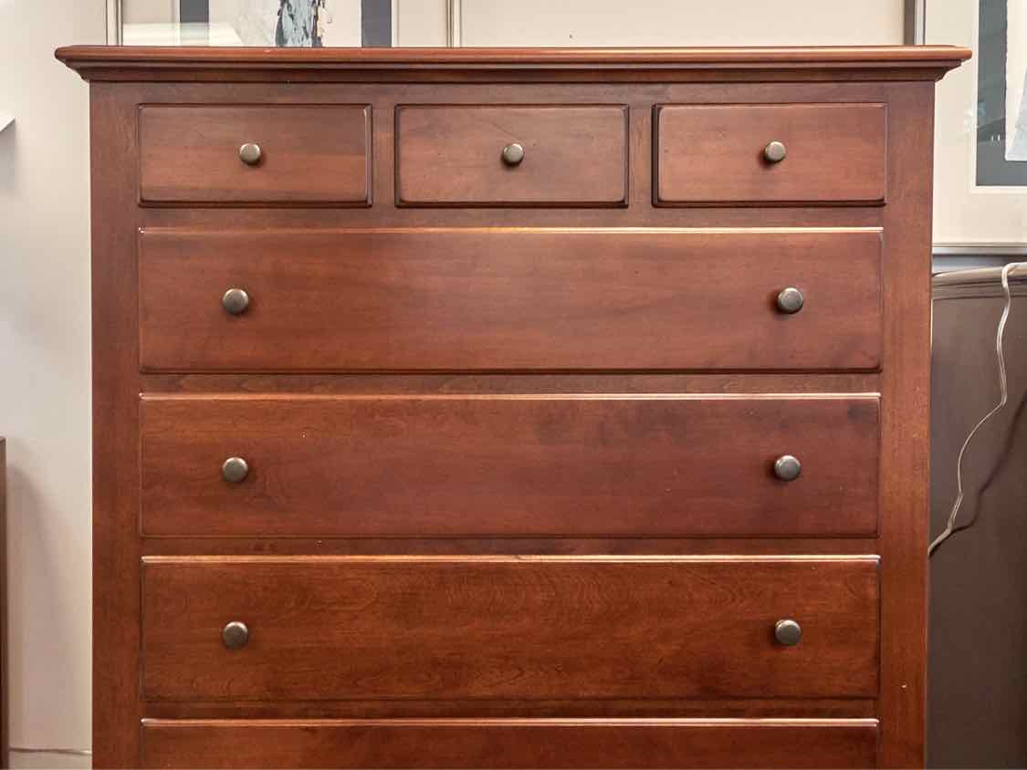 Nichols & Stone Tall Chest with Bronze Pulls
