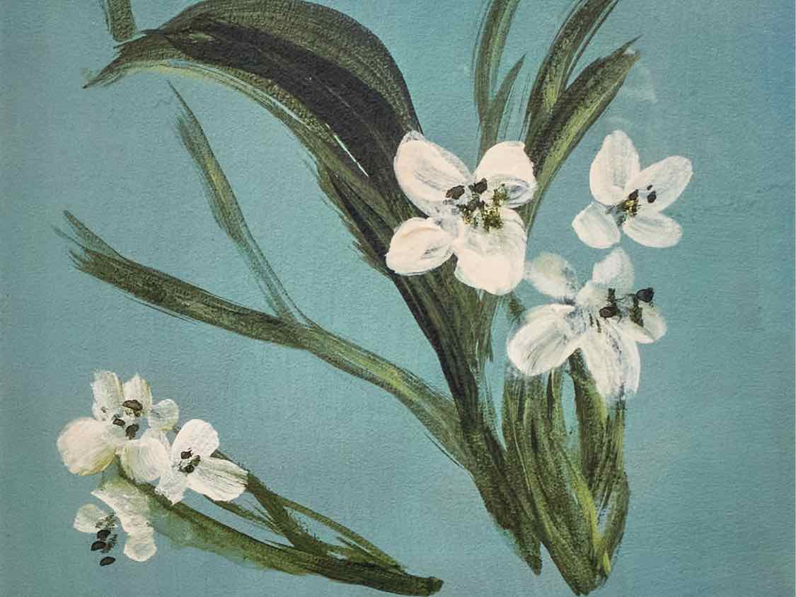 'White Tropicals' Framed Print 2/2