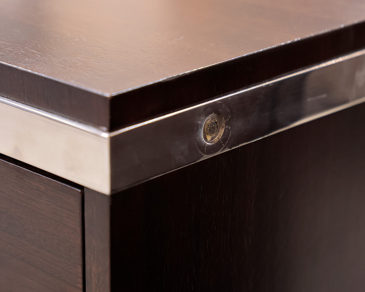 Pair of RH "Rivet Industrial" Nightstands