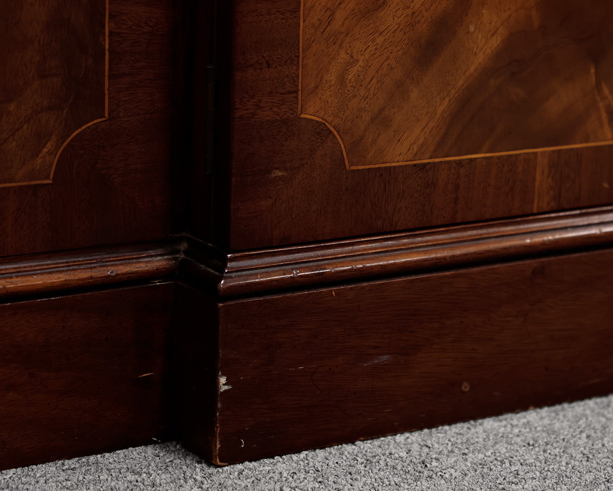 Mahogany Breakfront Cabinet