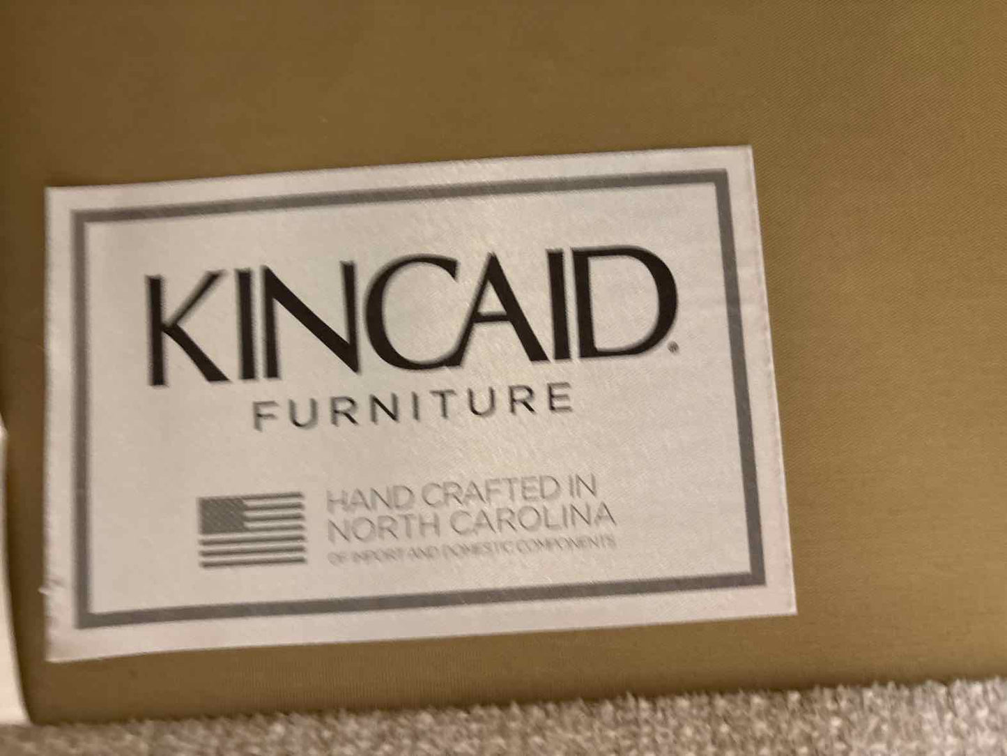 Kincaid 'Comfort' 2-Piece Sectional w/ Ottoman