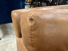 Hancock and Moore Medium Brown Leather Sofa