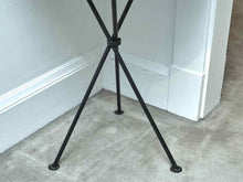 Black  Metal Round  Bistro Dining Table