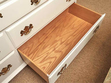 Colonial Furniture Co White Finish Triple 10 Drawer Dresser