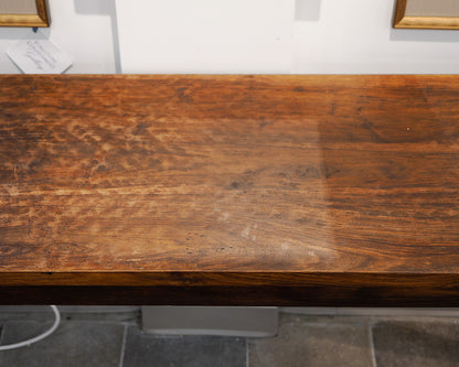 Rustic Brown Console Table