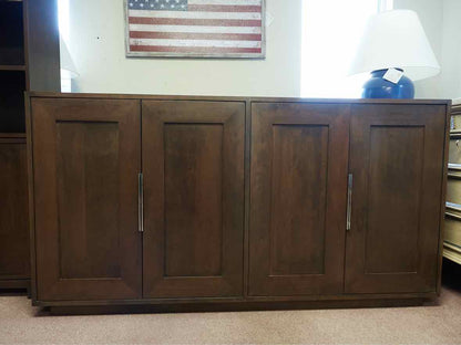 Gat Creek  '"Dartmoor" Cherry 4 Door Server in Classic Cocoa Finish