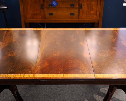 Stuart Swan Mahogany Double Pedestal  Dining Table