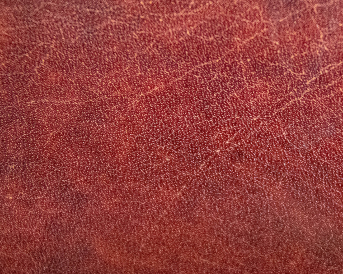 Hancock and Moore Cranberry Spice Leather Loveseat