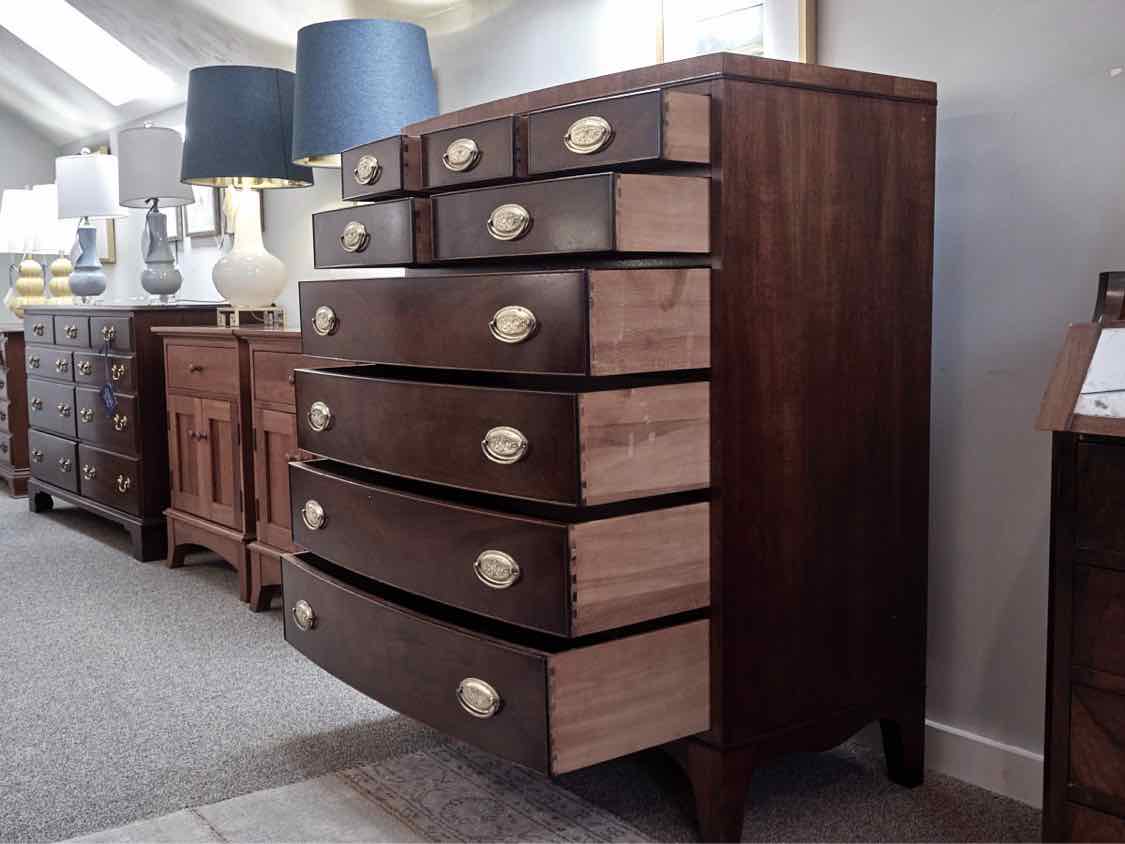 Paine Furniture Banded Mahogany Chest