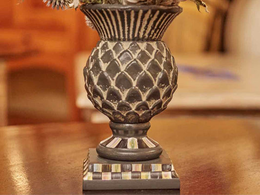 Pair Of Mackenzie Childs Style Vases