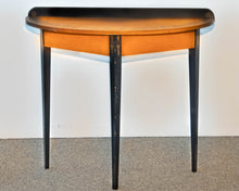 Hitchcock Maple Demilune Console