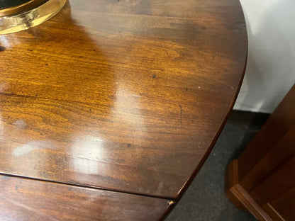 Mahogany Drop Leaf Console