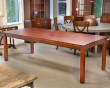 Circle Furniture Mahogany Wood Finish Mission Style Dining Table