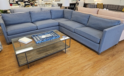 Crate & Barrel 3-Piece L-Shaped Sectional