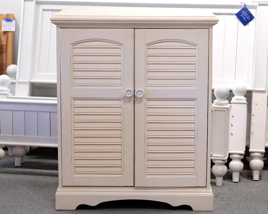 White Storage Console
