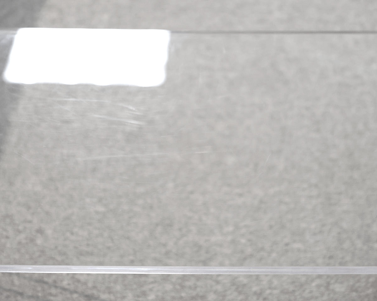 Modern Lucite Waterfall Cocktail Table