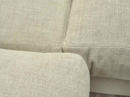 Bradford 3-Piece Slope Arm Sectional in Linen