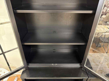 Pottery Barn Black China Cabinet