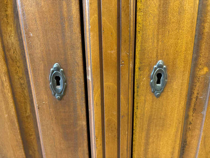 2-Piece Triple Bookcase with Adjustable Shelves