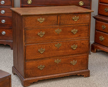 English Oak 2 Over 3 Chest