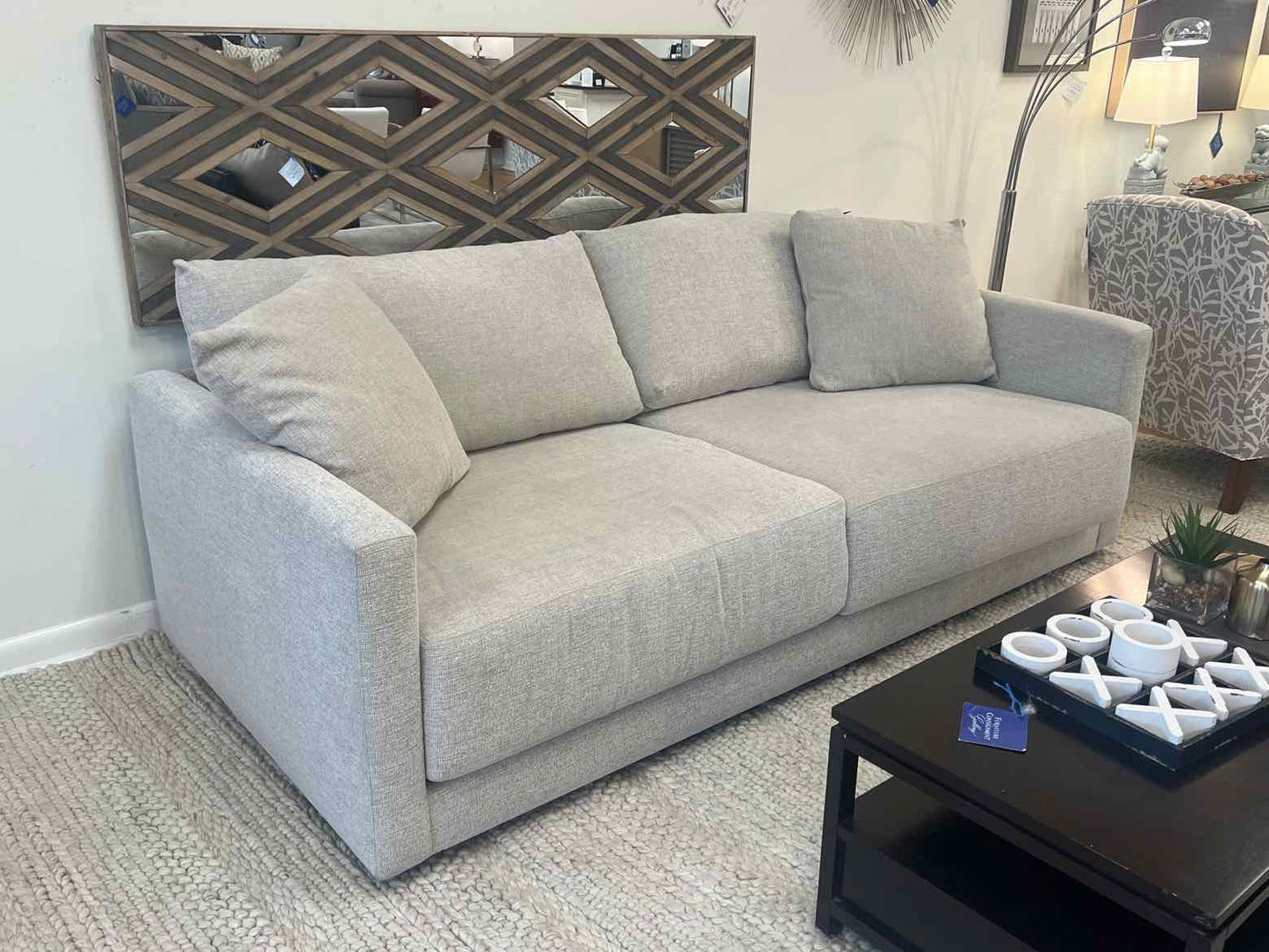 Crate & Barrel 'Gather' Sofa in Stone