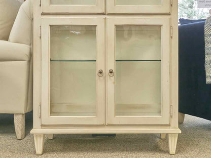 Ethan Allen 'Swedish Home' Cream Four Door Display Cabinet