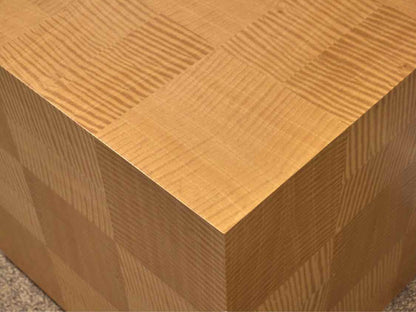 Pair of Contemporary Wood Finish Cocktail Tables