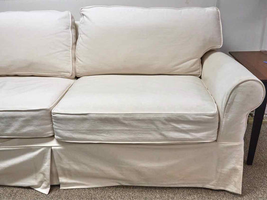 Pottery Barn Roll Arm Slipcovered Sofa