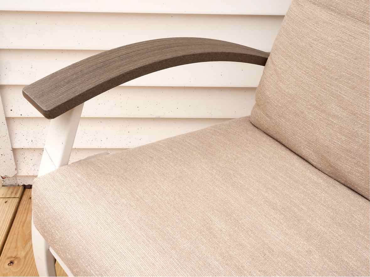 Telescope Casual 'Belle Isle' 3 Cushion Aluminum  Outdoor Sofa