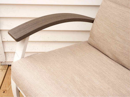 Telescope Casual 'Belle Isle' 3 Cushion Aluminum  Outdoor Sofa