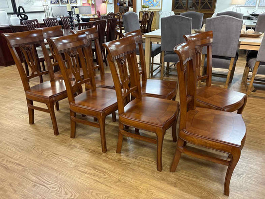 Set of 8 Mahogany Dining Chairs