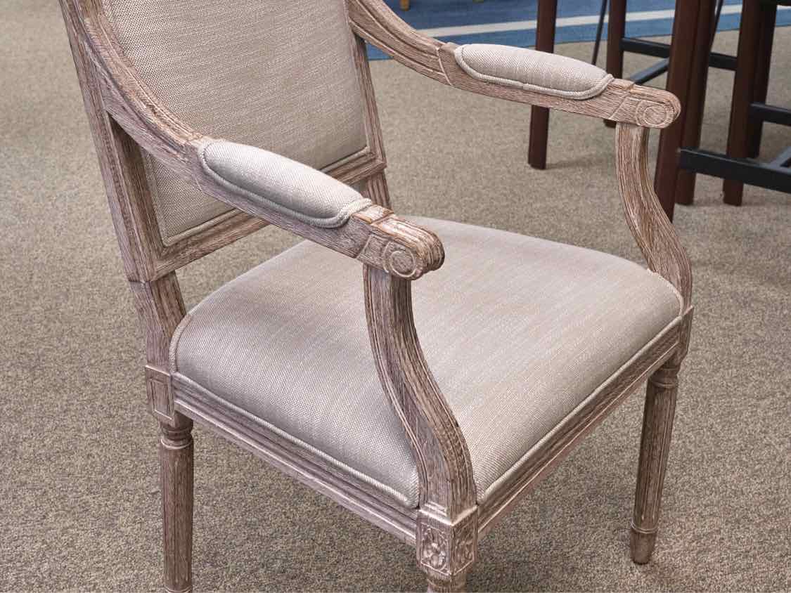 Set of 10 Restoration Hardware Vintage French Square Back Dining Chairs