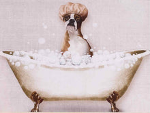 'Bath Dogs I' Framed Print 2/2