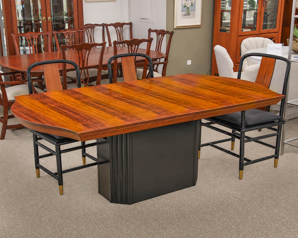 Henredon 'Elan Collection' Hawaiian Koa Wood Dining Table & 6 Chair Set