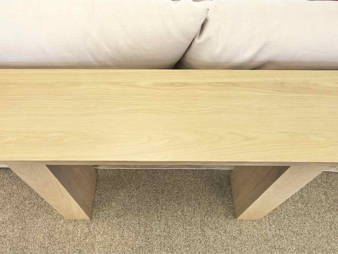 Crate & Barrel Light Wood Console