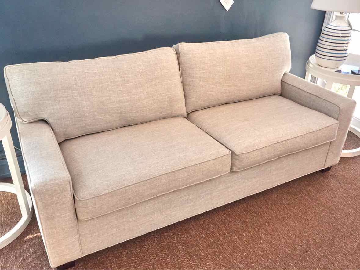 Mitchell Gold + Bob Williams  Gold Alex Queen Sleeper In "Dove Grey" Wool Blend