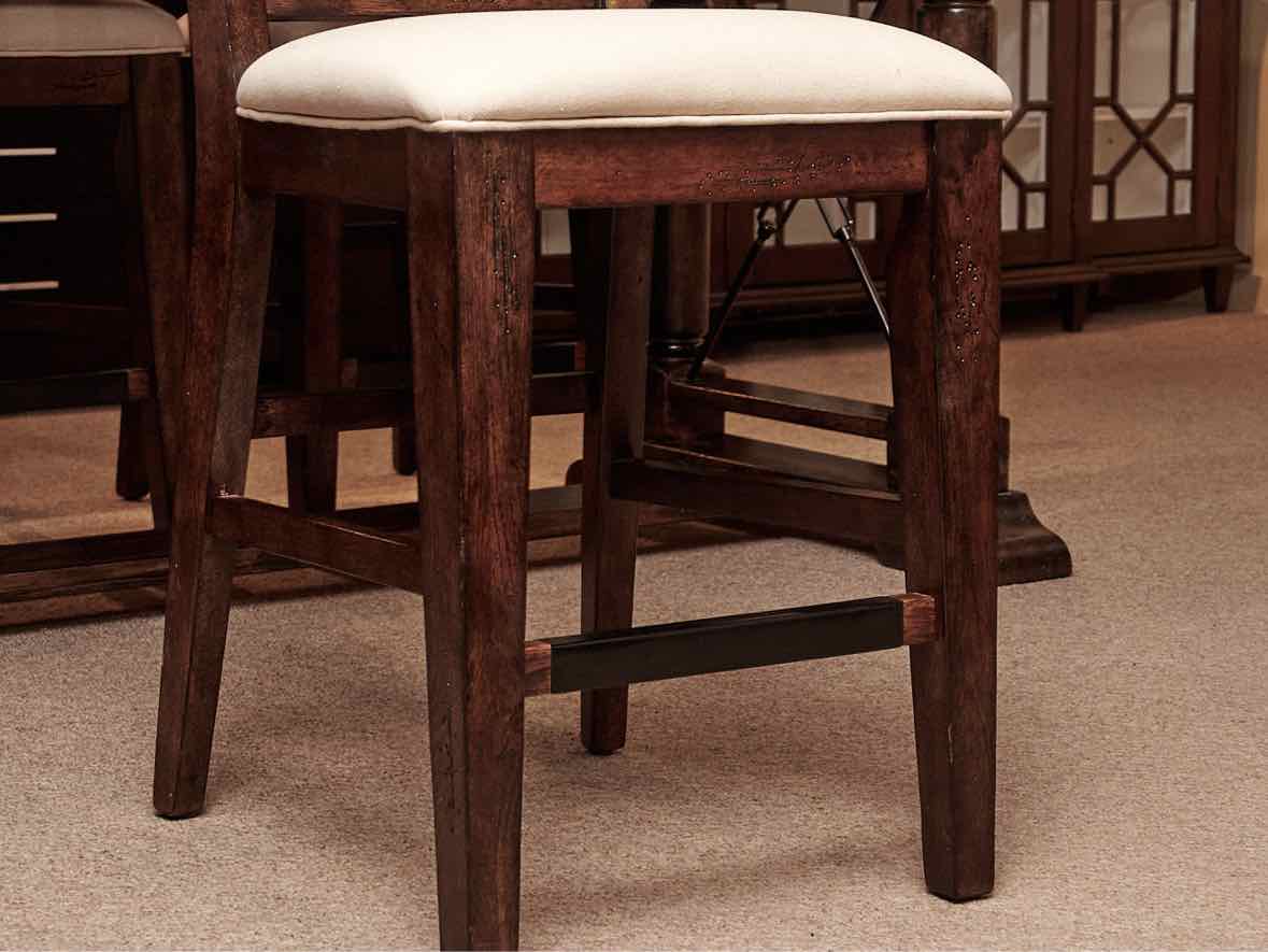 Broyhill Attic Heirlooms Collection High Top Table &  6 Chair& Bench Set