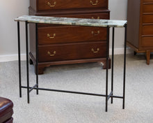 Jade Green Marble Top Console