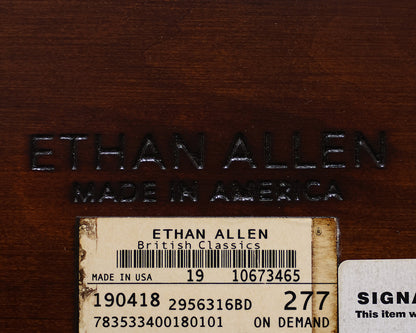 Ethan Allen Mahogany "Cayman" King Bed