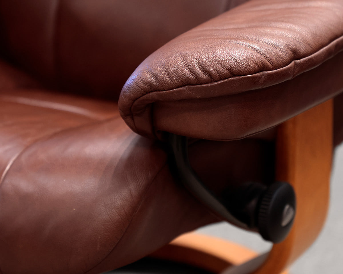Ekornes Stressless Chair and Ottoman