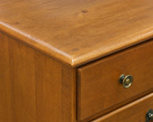 Ethan Allen Solid Rock Maple Four Drawer Nightstand