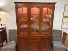 Ethan Allen Cherry Lighted China Cabinet