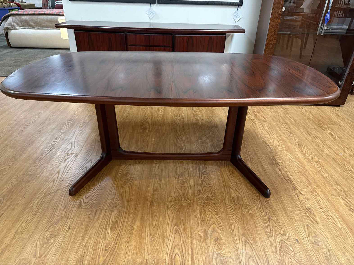 Skovby Rosewood Dining Table & Set Of 8 Chairs