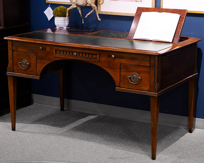 Leather and Marble Top French Desk