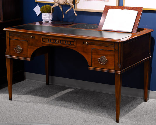 Leather and Marble Top French Desk