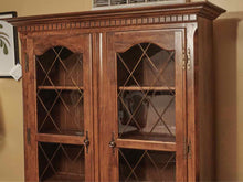 Heywood Wakefield Maple 2 Glass Door 2 Drawer 4 Shelf  China Cabinet