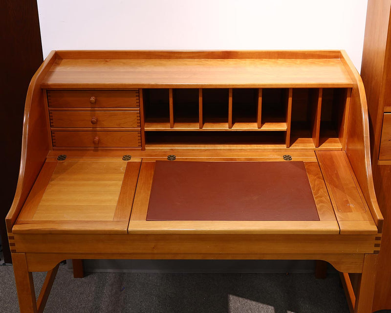 Hadsten Denmark Cherry Lift Top Writing Desk with Low Hutch